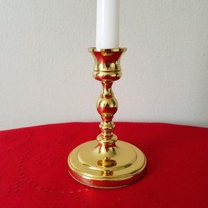 One Baldwin Brass Candlestick Holder